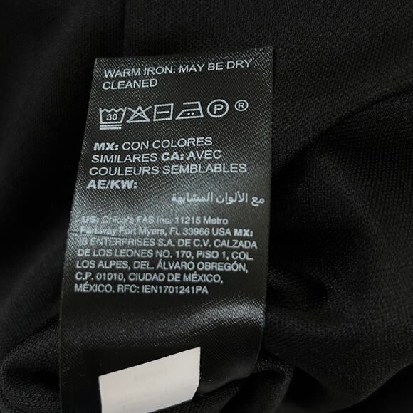 White House Black Market Black Floral Scuba Sheath Dress Size 4 Cocktail Party - Picture 9 of 9